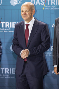 Triell - Dreikampf ums Kanzleramt in Berlin