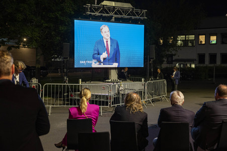 Triell - Dreikampf ums Kanzleramt in Berlin