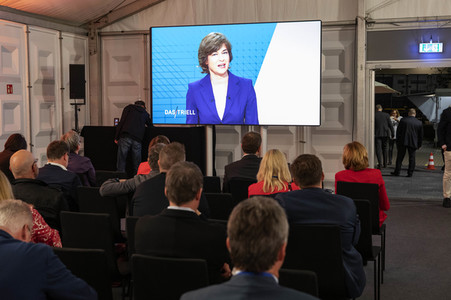 Triell - Dreikampf ums Kanzleramt in Berlin