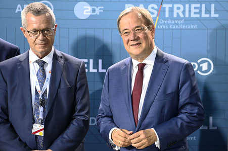 Triell - Dreikampf ums Kanzleramt in Berlin