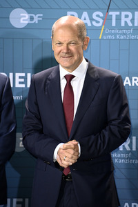 Triell - Dreikampf ums Kanzleramt in Berlin