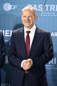 Triell - Dreikampf ums Kanzleramt in Berlin