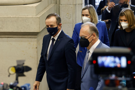 Reiner Haseloff empfängt Tomasz Grodzki in Berlin