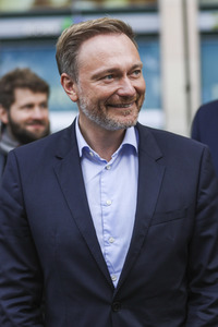 FDP-Wahlkampfveranstaltung mit Christian Lindner in Dresden