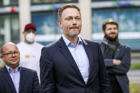 FDP-Wahlkampfveranstaltung mit Christian Lindner in Dresden