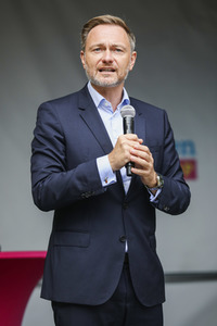 FDP-Wahlkampfveranstaltung mit Christian Lindner in Dresden