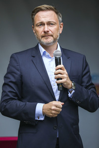 FDP-Wahlkampfveranstaltung mit Christian Lindner in Dresden