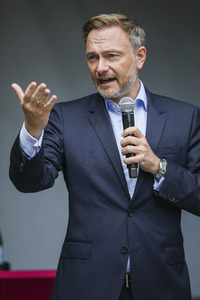 FDP-Wahlkampfveranstaltung mit Christian Lindner in Dresden