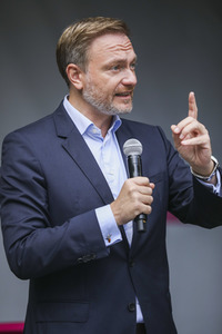 FDP-Wahlkampfveranstaltung mit Christian Lindner in Dresden