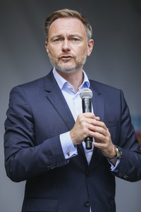 FDP-Wahlkampfveranstaltung mit Christian Lindner in Dresden