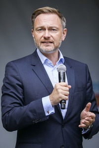 FDP-Wahlkampfveranstaltung mit Christian Lindner in Dresden