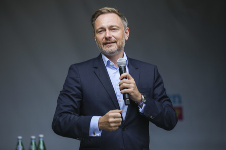 FDP-Wahlkampfveranstaltung mit Christian Lindner in Dresden