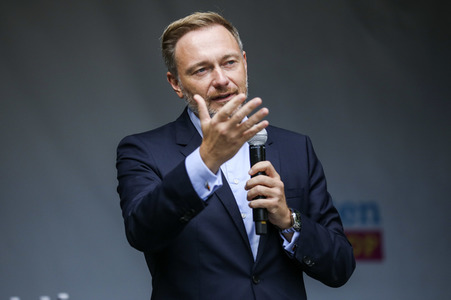 FDP-Wahlkampfveranstaltung mit Christian Lindner in Dresden