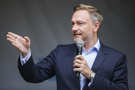 FDP-Wahlkampfveranstaltung mit Christian Lindner in Dresden