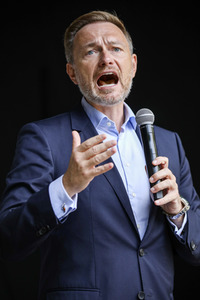 FDP-Wahlkampfveranstaltung mit Christian Lindner in Dresden