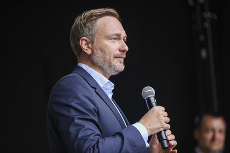 FDP-Wahlkampfveranstaltung mit Christian Lindner in Dresden