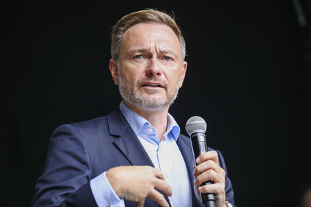 FDP-Wahlkampfveranstaltung mit Christian Lindner in Dresden