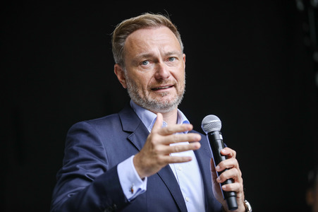 FDP-Wahlkampfveranstaltung mit Christian Lindner in Dresden