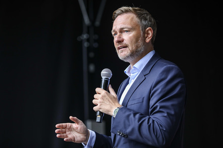 FDP-Wahlkampfveranstaltung mit Christian Lindner in Dresden
