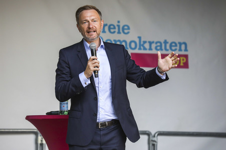 FDP-Wahlkampfveranstaltung mit Christian Lindner in Dresden