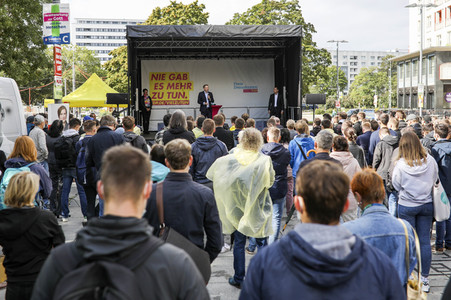 FDP-Wahlkampfveranstaltung mit Christian Lindner in Dresden