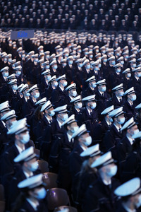 Vereidigungsfeier der Polizei NRW in Köln