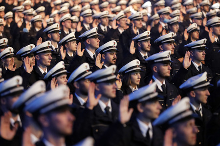 Vereidigungsfeier der Polizei NRW in Köln