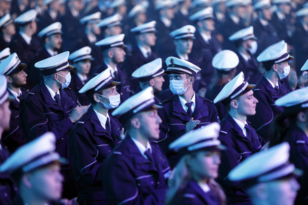 Vereidigungsfeier der Polizei NRW in Köln