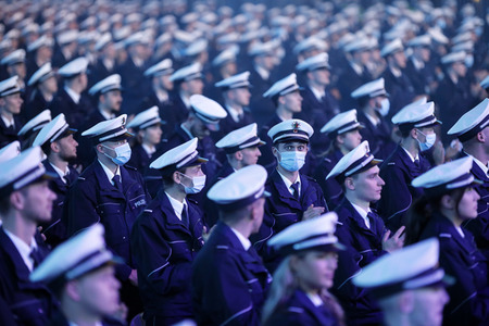Vereidigungsfeier der Polizei NRW in Köln
