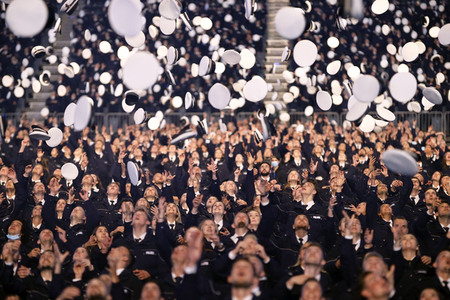 Vereidigungsfeier der Polizei NRW in Köln