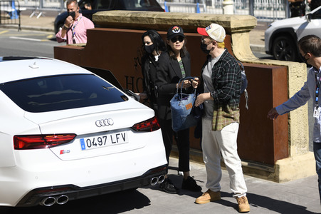 Ankunft auf dem San Sebastian International Film Festival 2021