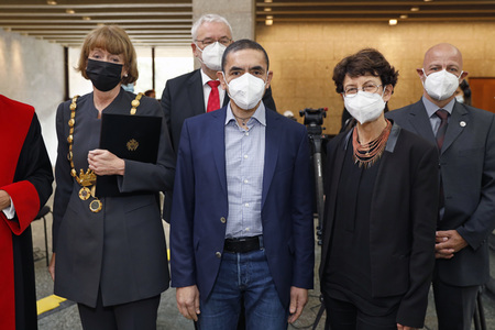 Ehrung für Özlem Türeci und Uğur Şahin in Köln