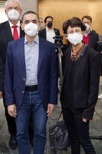 Ehrung für Özlem Türeci und Uğur Şahin in Köln