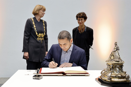 Ehrung für Özlem Türeci und Uğur Şahin in Köln