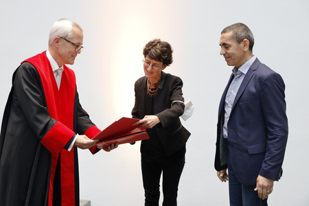 Ehrung für Özlem Türeci und Uğur Şahin in Köln