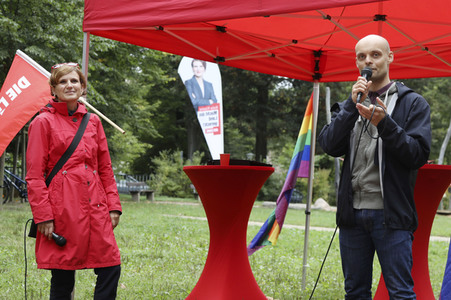 Die Linke-Wahlkampfveranstaltung mit Katja Kipping in Görlitz