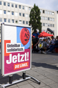 Die Linke-Wahlkampfveranstaltung mit Janine Wissler in Nürnberg