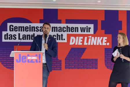 Die Linke-Wahlkampfveranstaltung mit Janine Wissler in Nürnberg