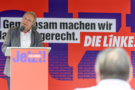 Die Linke-Wahlkampfveranstaltung mit Janine Wissler in Nürnberg