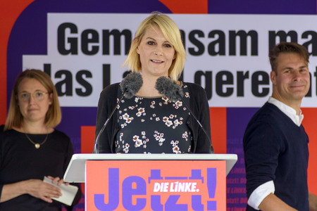 Die Linke-Wahlkampfveranstaltung mit Janine Wissler in Nürnberg