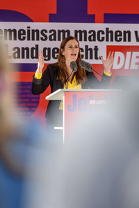 Die Linke-Wahlkampfveranstaltung mit Janine Wissler in Nürnberg