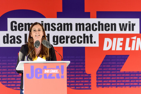 Die Linke-Wahlkampfveranstaltung mit Janine Wissler in Nürnberg