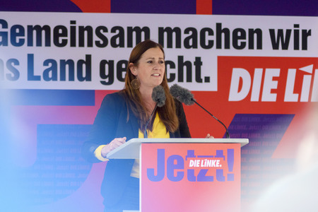 Die Linke-Wahlkampfveranstaltung mit Janine Wissler in Nürnberg