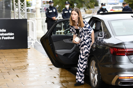 Ankunft auf dem San Sebastian International Film Festival 2021