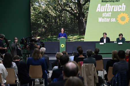 Wahlparteitag von Bündnis 90/Die Grünen in Berlin