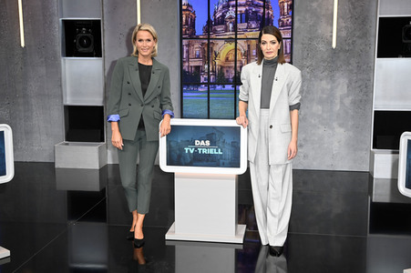 Triell - Dreikampf ums Kanzleramt in Berlin