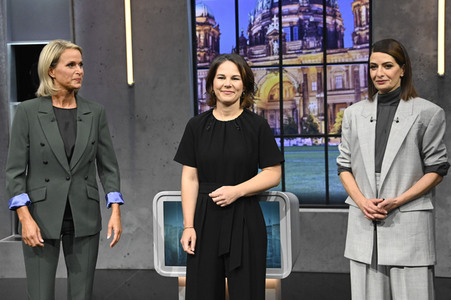 Triell - Dreikampf ums Kanzleramt in Berlin