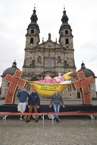 Protestaktion anlässlich der Vollversammlung der Deutschen Bischofskonferenz in Fulda