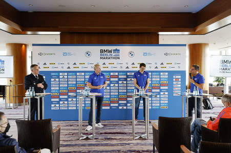 Auftakt-Pressekonferenz zum BMW Berlin Marathon 2021