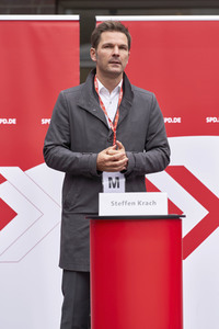SPD-Wahlkampfveranstaltung mit Olaf Scholz in Lehrte